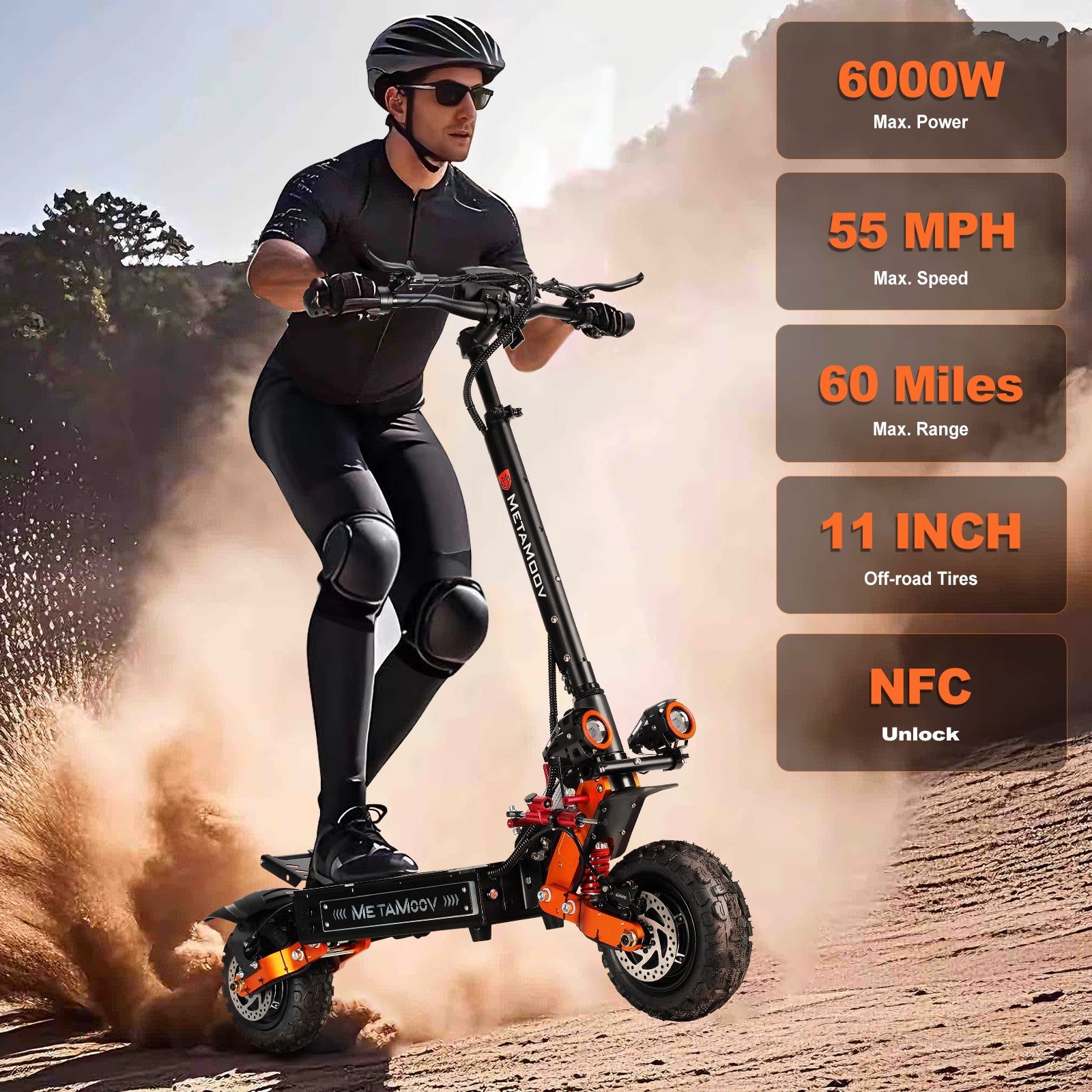 ZO01 Plus 6000W Off Road Escooter