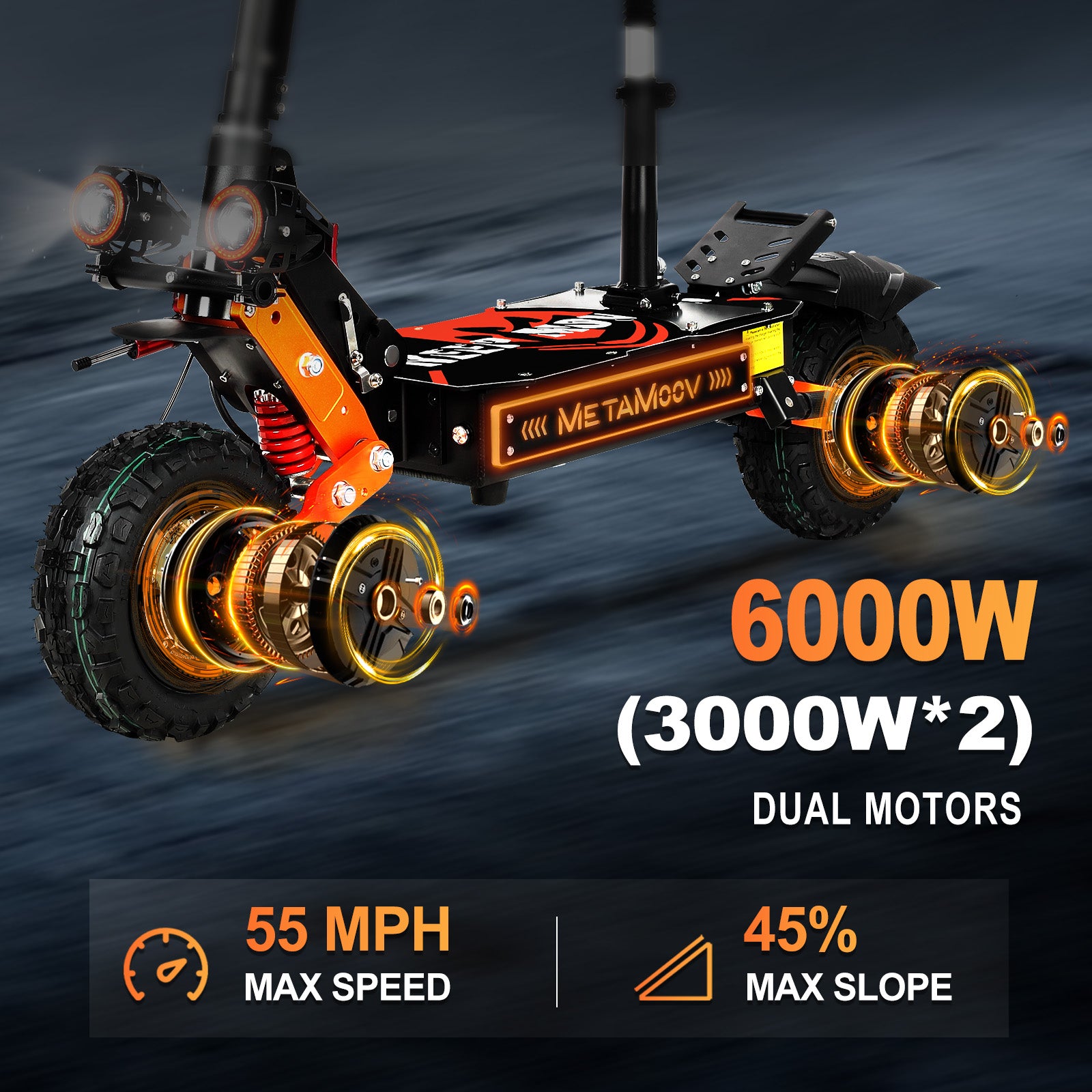 ZO01 Plus 6000W Off Road Escooter