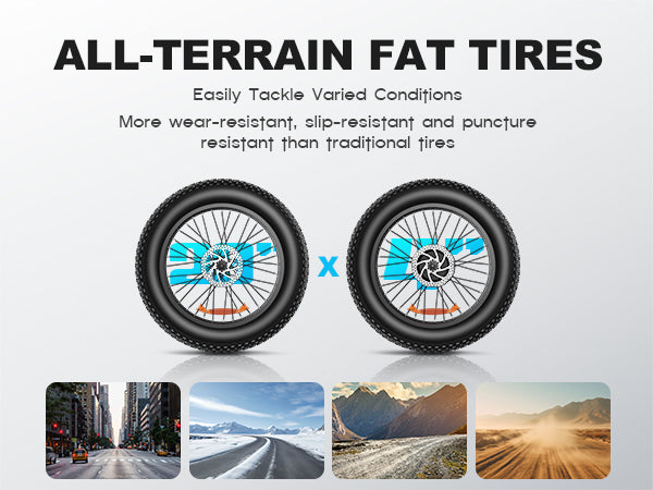 All-Terrain Fat Tire EBike