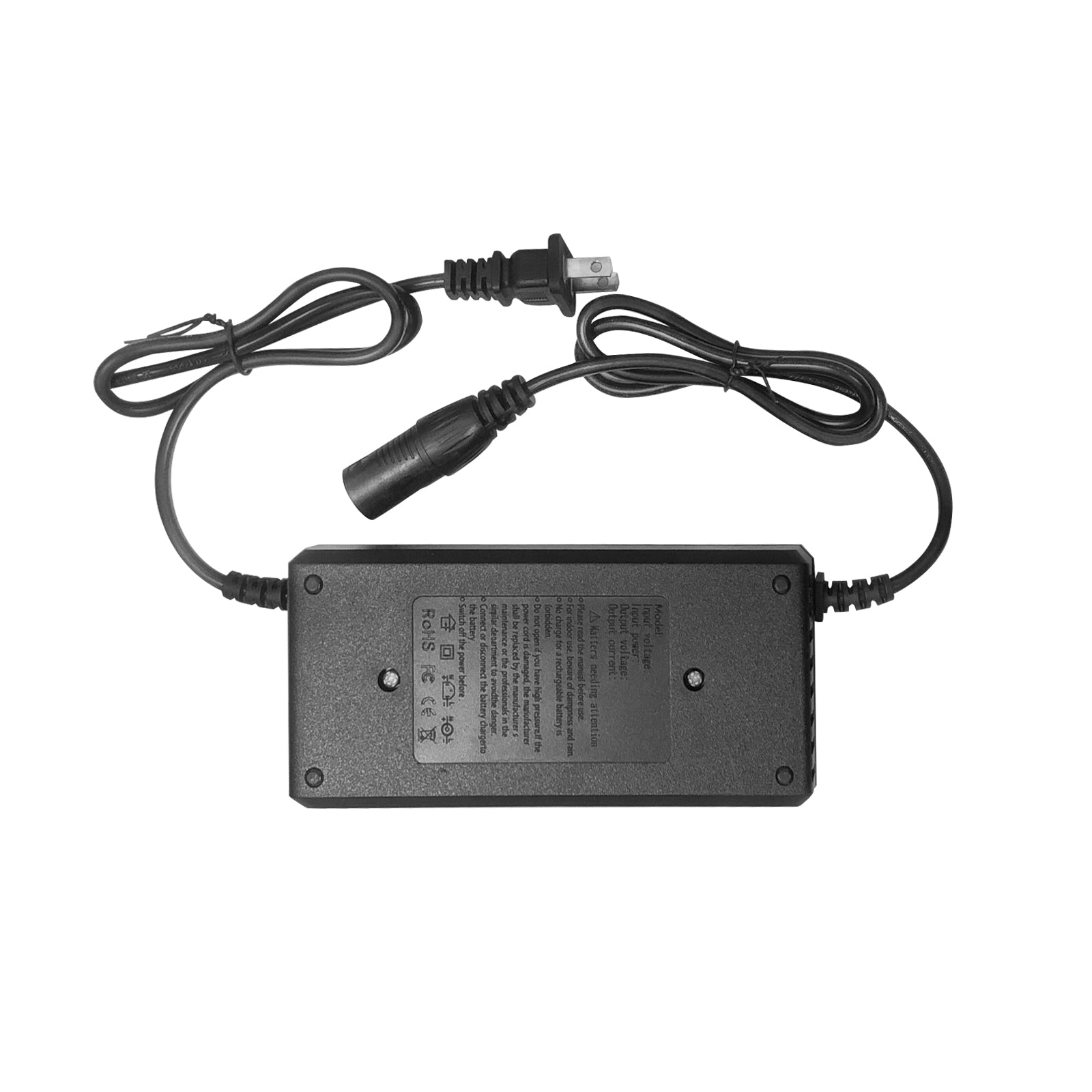 Fast & Safe Scooter Charger 3-Prong 52V 2A Universal Compatible Charging Adapter