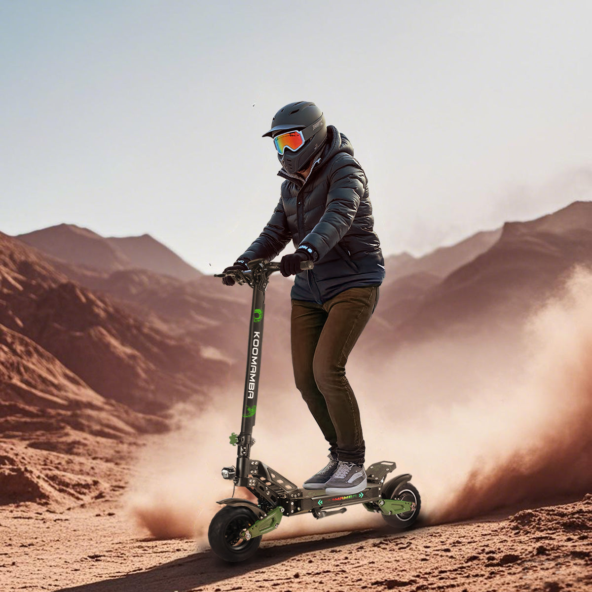 ZU06 1200w Commuting Scooter -- 35MPH & 50-Mile Range, 52V/20Ah Battery, 10" All-Terrain Tires, NFC Smart Unlock