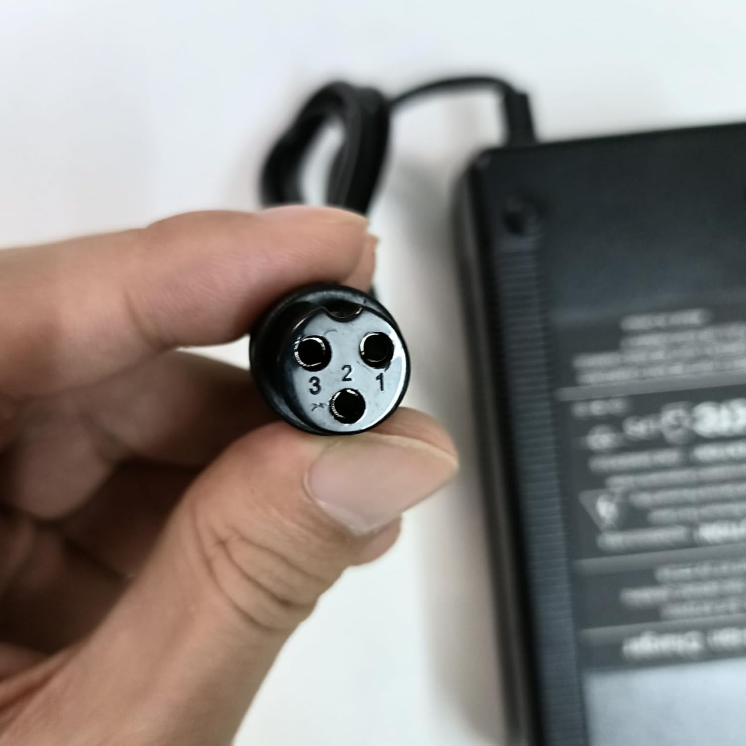 Fast & Safe Scooter Charger 3-Prong 60V 2A Universal Compatible Charging Adapter