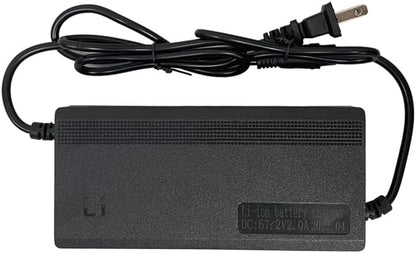 Fast & Safe Scooter Charger 3-Prong 60V 2A Universal Compatible Charging Adapter