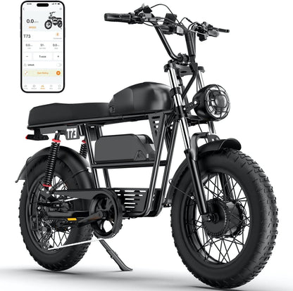 T73 Dual Motor & Battery Ebike